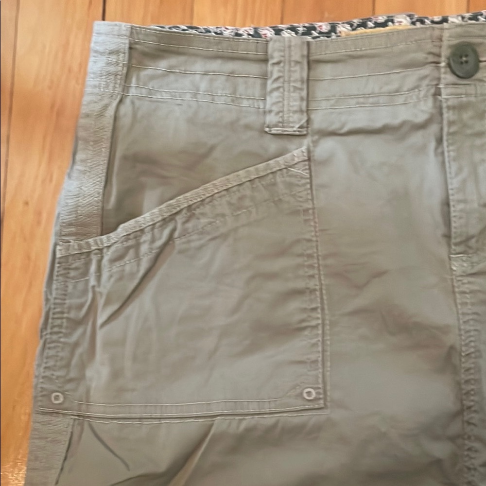 Aventura Tan Mini Cargo Skirt Casual - Picture 4 of 4